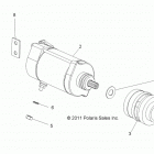 R13WH76AG/AR/EAH/EAI RANGER 800 CREW Стартер