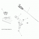 R15RTA/E87 RGR 900 XP ALL OPTIONS Engine, oil dipstick