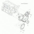 R14TH90DG RANGER 900 DIESEL Engine, gear housing