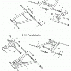 R17RVA87A1/B1/E87A9/B9 RANGER CREW 900 6P SP Подвеска задняя