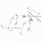 R14TH76AA/AC/EAS/AAC/ACC/EASC RANGER 800 Chassis, cab frame