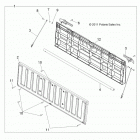 R13RH45AG RANGER 400 MIDSIZE Body, tailgate asm.