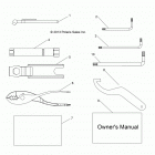 R17RVA87A1/B1/E87A9/B9 RANGER CREW 900 6P SP References, tool kit and owners manuals