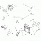 R14TH76AA/AC/EAS/AAC/ACC/EASC RANGER 800 Electrical, regulator, relays, sensors and ecu