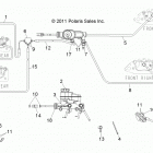 R13WH76AG/AR/EAH/EAI RANGER 800 CREW Brakes, lines and master cylinder