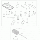 R14TH90DG RANGER 900 DIESEL Engine, gasket set
