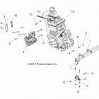 R14WH88A/9EA RANGER 900 CREW ALL OPTIONS Engine, engine mounting