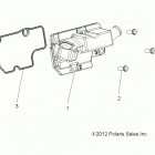 Z15VCE87AT/AV RZR 4 900 Engine, breather