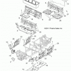 R13WH76AG/AR/EAH/EAI RANGER 800 CREW Body, floor and fenders