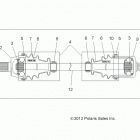 Z17VJE57AR RZR 570 S Drive train, front half shaft