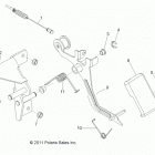 R14TH90DG RANGER 900 DIESEL Engine, throttle pedal