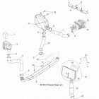 R14TH76AA/AC/EAS/AAC/ACC/EASC RANGER 800 Engine, air intake