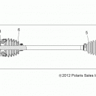 R16RTA57A1/A4/A9/B1/B4/B9/EAP/EBP RANGER 570, 570 XP, FULL SIZE Задний привод