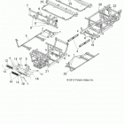 R13WH76AG/AR/EAH/EAI RANGER 800 CREW Chassis, frame and front bumper