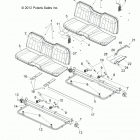 R13WH76AG/AR/EAH/EAI RANGER 800 CREW Body, seat and base