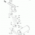 Mule 3010 4x4 Hardwoods Green HD (KAF620-H8F) Глушитель