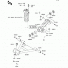 Mule 3010 Trans4x4 Diesel (KAF950-C7F) Передняя подвеска