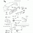 Mule 3010 4x4 Hardwoods Green HD (KAF620-H8F) Наклейки предупреждения