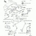 Mule 3010 Trans4x4 (KAF620-J6F) Наклейки предупреждения