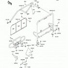 Mule 3010 Diesel 4X4 (KAF950-B7F) Защитные дуги  / рама кабины