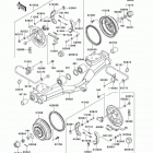 Mule 3010 Diesel 4X4 (KAF950-B7F) Rear hubs / brakes(b7f)