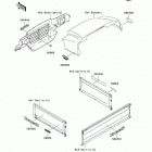 Mule 3010 Trans4x4 Diesel (KAF950-C7F) Наклейки