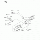Mule 3010 4x4 Hardwoods Green HD (KAF620-H8F) Air cleaner-belt converter