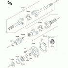 Mule 3010 4x4 Hardwoods Green HD (KAF620-H8F) Карданный вал - задний