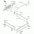 Mule 3010 Diesel 4X4 (KAF950-B2) Наклейки