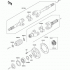 Mule 3010 Diesel 4X4 (KAF950-B7F) Карданный вал - задний