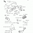 Mule 3010 Diesel 4X4 (KAF950-B7F) Наклейки предупреждения
