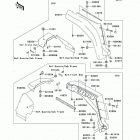 Mule 3010 Diesel 4X4 (KAF950-B2) Переднее крыло(ья)