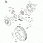 Mule 3010 Trans4x4 Diesel (KAF950-C7F) Дефференциал
