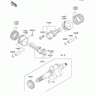 Mule 3010 4x4 Hardwoods Green HD (KAF620-H8F) Коленвал и поршни