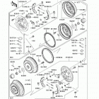 Mule 3010 4x4 Hardwoods Green HD (KAF620-H8F) Передние тормоза