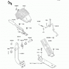 Mule 3010 4x4 Hardwoods Green HD (KAF620-H8F) Педаль и рычаг тормоза