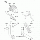 Mule 3010 Trans4x4 (KAF620-J6F) Педаль и рычаг тормоза