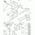Mule 3010 4x4 Hardwoods Green HD (KAF620-H8F) Защитные дуги  / рама кабины