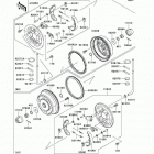 Mule 3010 Trans4x4 Diesel (KAF950-C7F) Передние тормоза