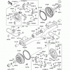 Mule 3010 4x4 Hardwoods Green HD (KAF620-H7F) Задние тормоза