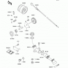 Mule 3010 4x4 Hardwoods Green HD (KAF620-H8F) Масляный и водяной насос. фильтр масленый