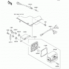 Mule 3010 4x4 Hardwoods Green HD (KAF620-H8F) Фонарь