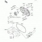 Mule 3010 Trans4x4 (KAF620-J6F) Крышка вариатора