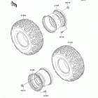 Mule 3010 Trans4x4 (KAF620-J1) Колеса,покрышки