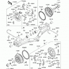 Mule 3010 Trans4x4 (KAF620-J6F) Rear hubs / brakes(j6f)