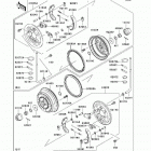Mule 3010 Trans4x4 (KAF620-J6F) Front hubs / brakes(j6f)