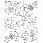 Mule 3010 Diesel 4X4 (KAF950-B6F) Rear hubs / brakes(b6f)