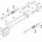 ZR 120 Распред вал и клапана