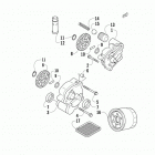 M 1100 Turbo HCR Маслянный насос