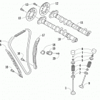 SR VIPER R-TX DX RED Распред.вал , цепь и клапана